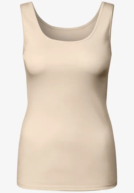 Basic Top pearl beige