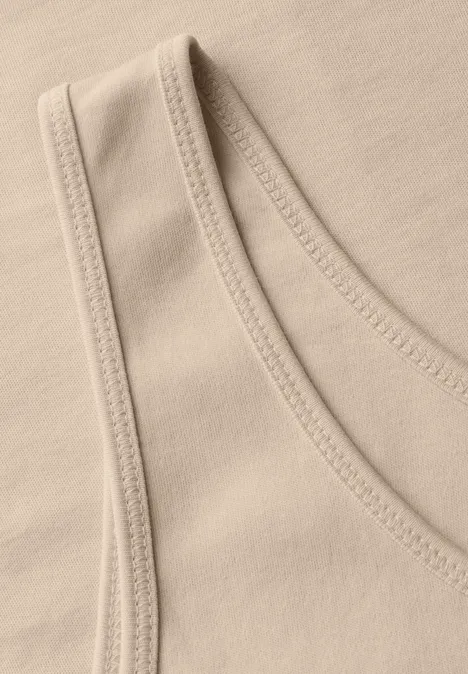 Basic Top pearl beige