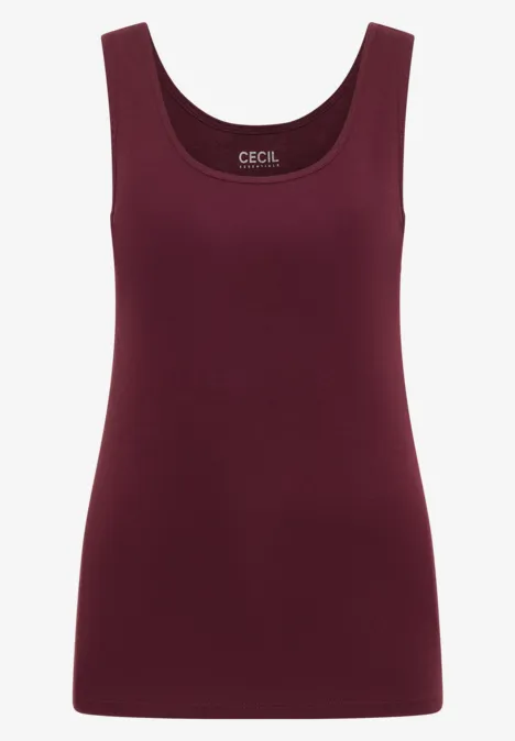 Top de base sweet grape red