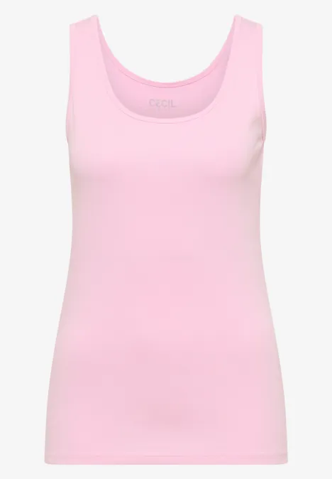 Basis top light blush rose