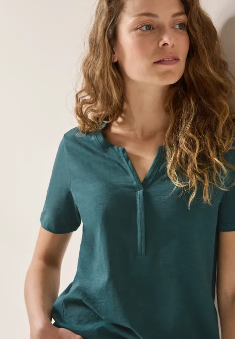 T-Shirt im Tunika-Look green lagoon