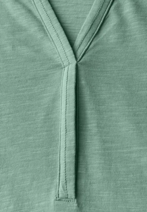 T-Shirt im Tunika-Look matcha green