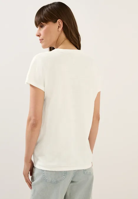 Shirt im Tunika-Look vanilla white