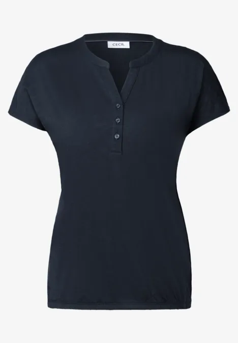 Shirt im Tunika-Look universal blue