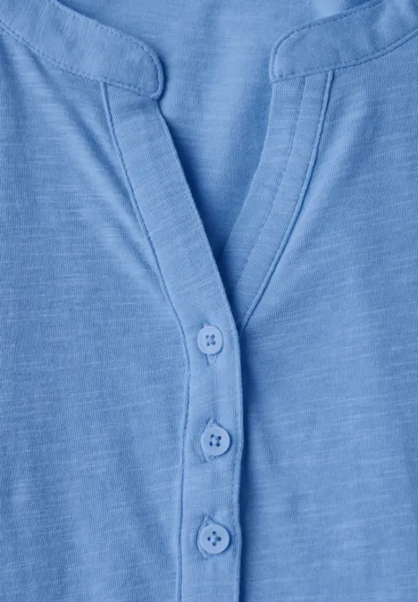 Shirt im Tunika-Look aster blue