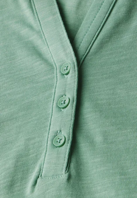 Shirt im Tunika-Look matcha green