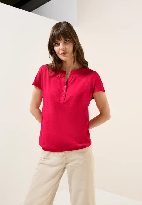Shirt im Tunika-Look glazed apple red
