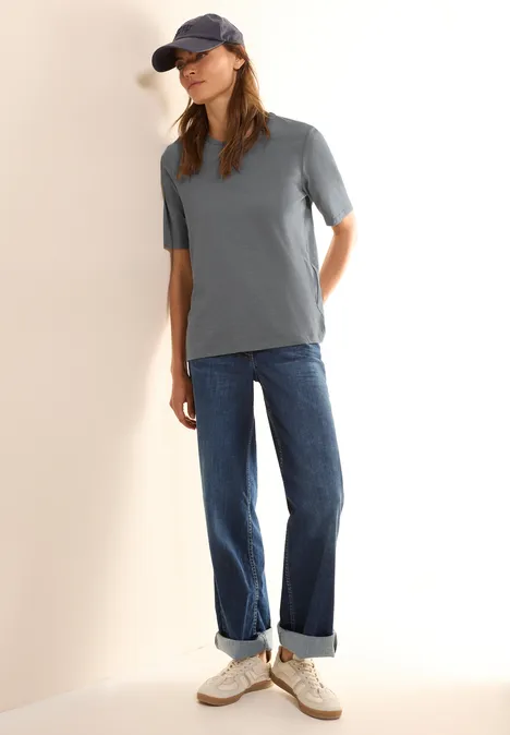 Basic T-Shirt graphite light grey