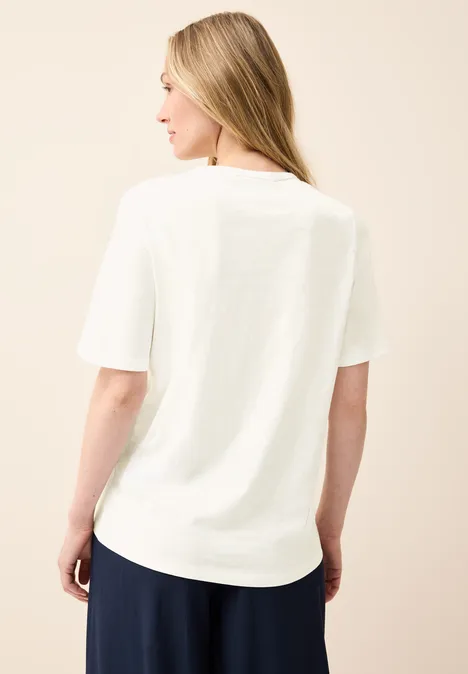 Basic T-Shirt vanilla white
