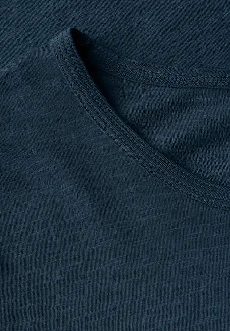T-shirt de base dark petrol blue