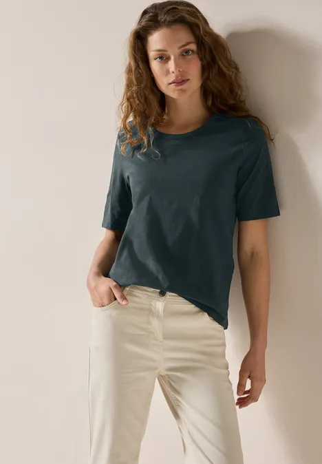 Basic T-Shirt slate khaki