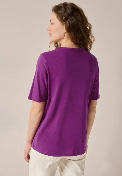 Basic T-Shirt anemone pink