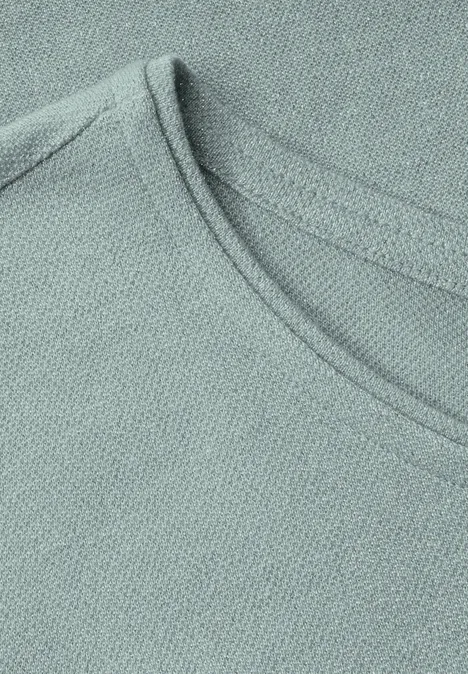 Glitzerndes T-Shirt cool salvia green