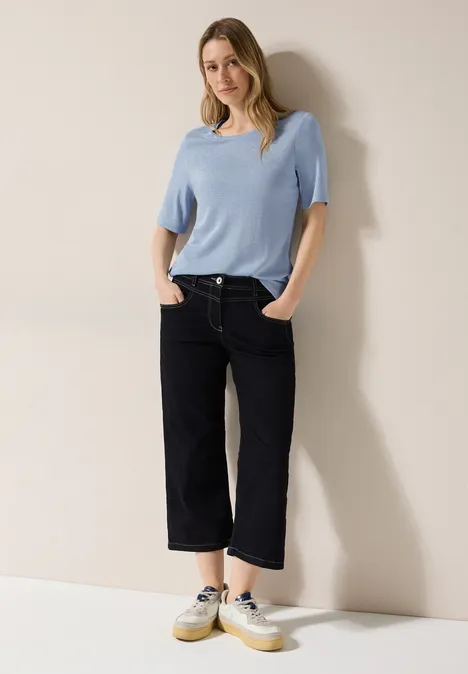 Glitzerndes T-Shirt pastel blue