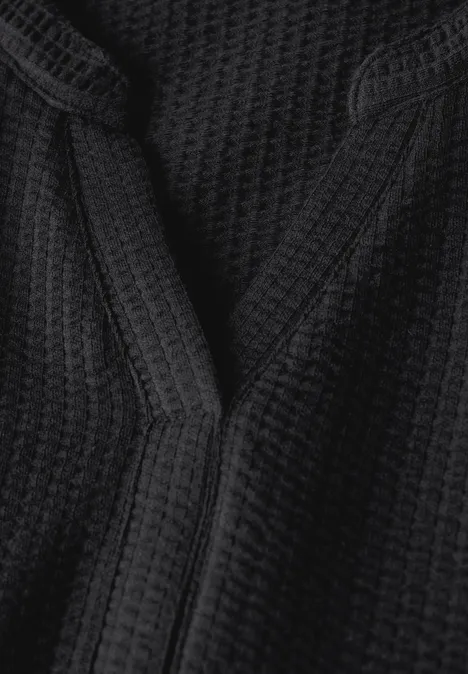 T-Shirt im Tunika-Look Black