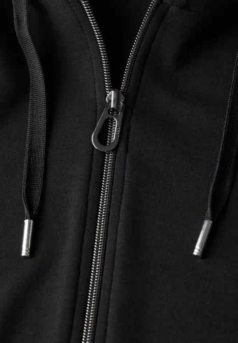 Kapuzenjacke Black