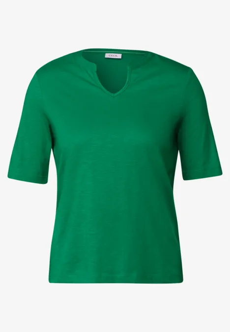 T-Shirt im Tunika-Look garden green