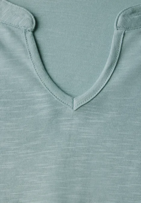 T-shirt au look tunique cool salvia green