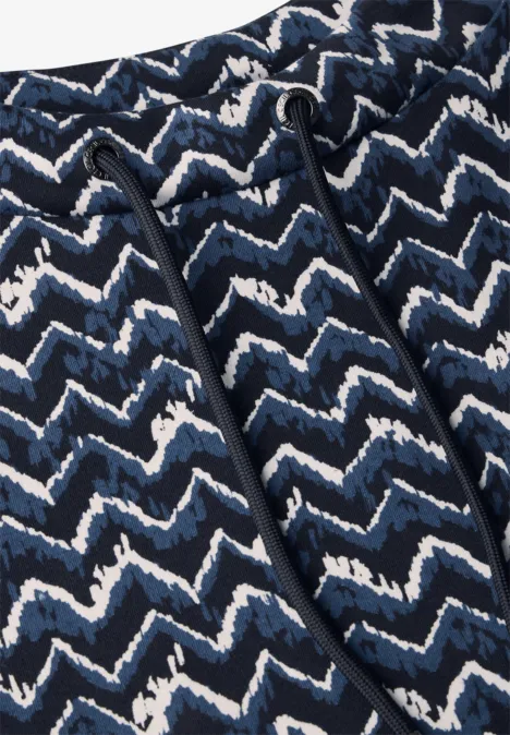 Shirt mit Minimal Print universal blue