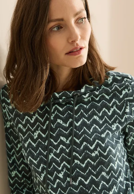 Shirt mit Minimal Print slate khaki