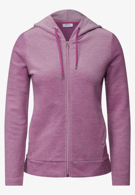 Two-Tone Kapuzenjacke anemone pink