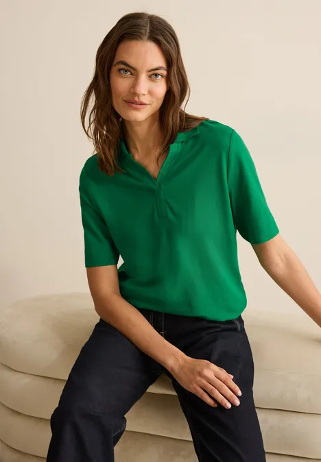 Piqué Poloshirt garden green