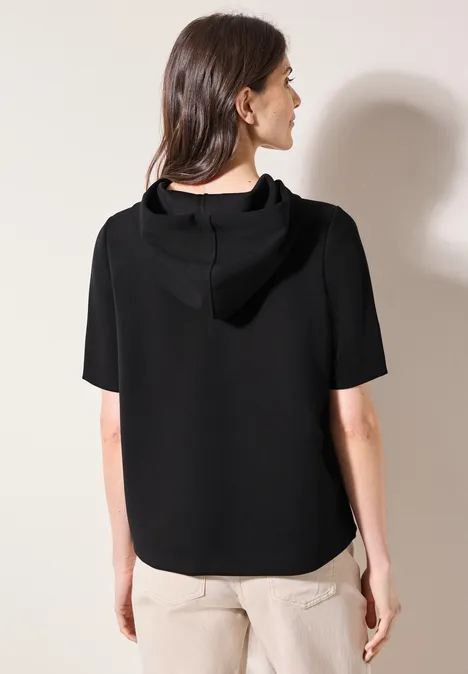 Silk-Touch Hoodie Black
