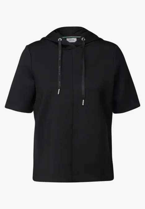 Silk-Touch Hoodie Black
