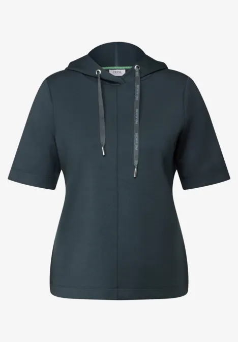 Silk-Touch Hoodie slate khaki