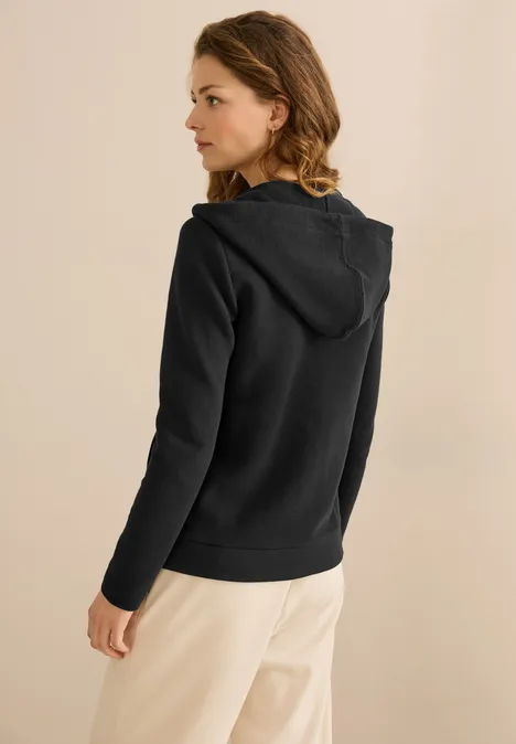 Kapuzenjacke Black