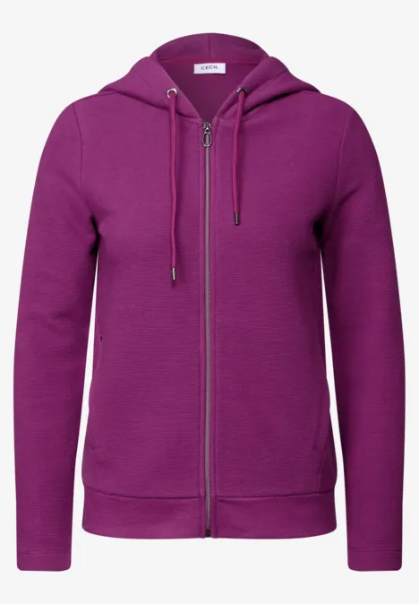 Kapuzenjacke anemone pink