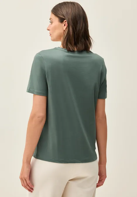 Shirt mit Wording Artwork balmy khaki