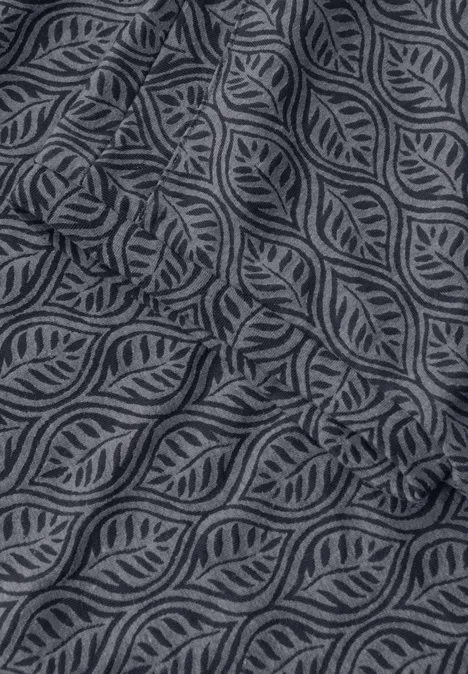 Melange-Look Shirt universal blue melange