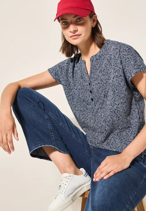 Shirt im Tunika-Look universal blue Shirt im Tunika-Look universal blue