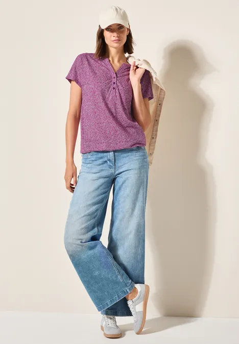 Shirt im Tunika-Look anemone pink