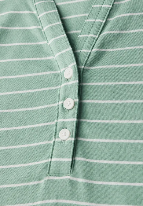 Gestreiftes Shirt matcha green Gestreiftes Shirt matcha green