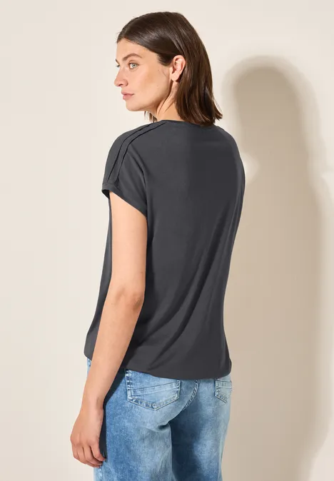 Shirt in Unifarbe volcanic grey Shirt in Unifarbe volcanic grey