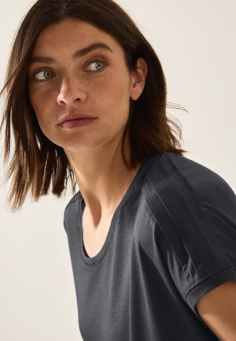 Shirt in Unifarbe volcanic grey Shirt in Unifarbe volcanic grey