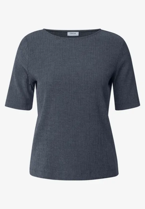 Strukturshirt rain blue