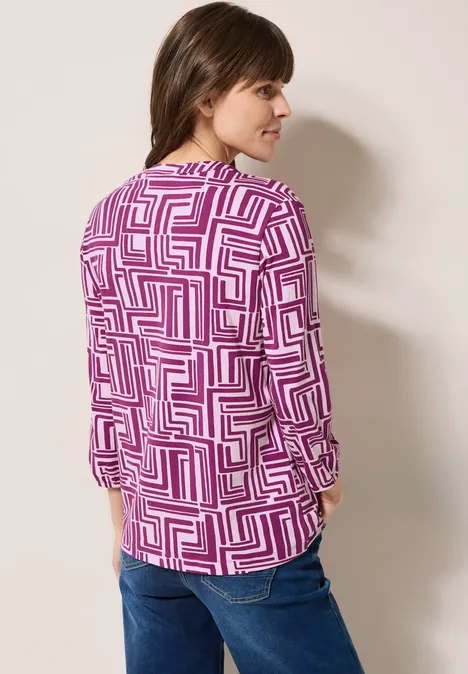 Shirt im Tunika-Look anemone pink