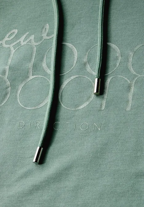 T-Shirt mit Kapuze matcha green