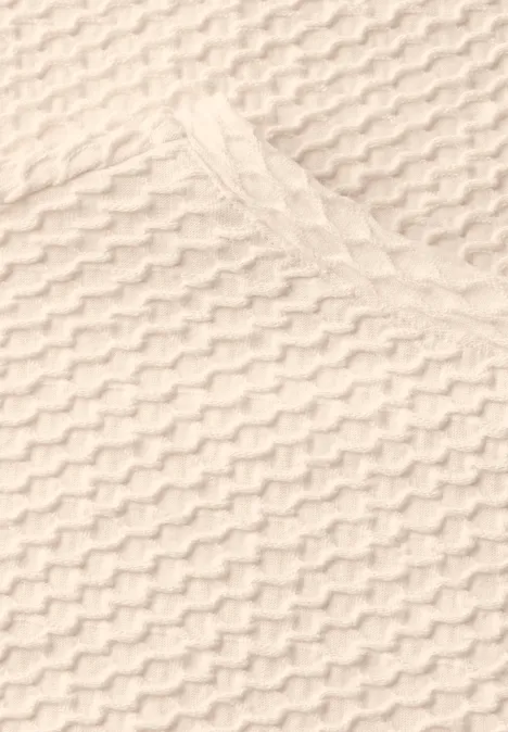 T-shirt structuré light beige