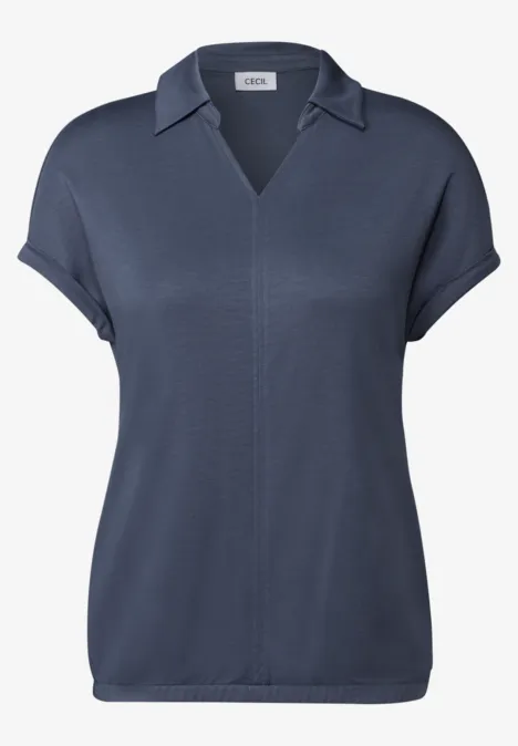 Softes Poloshirt rain blue