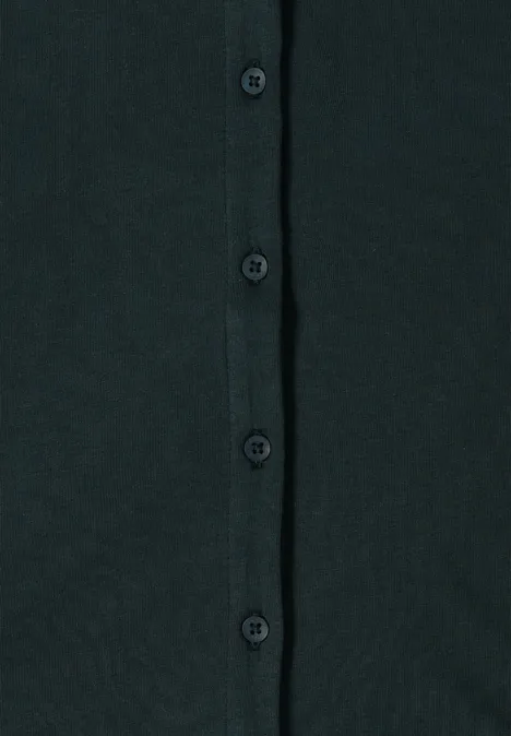 T-Shirt im Tunika-Look ink green