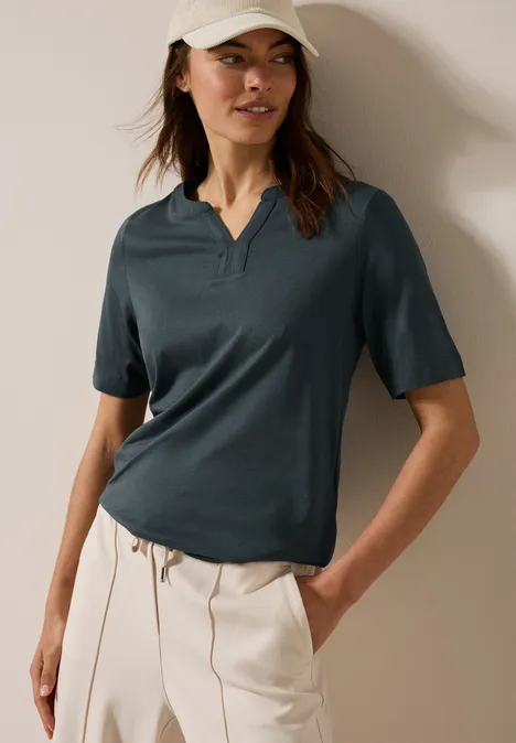 Shirt im Tunika-Look slate khaki