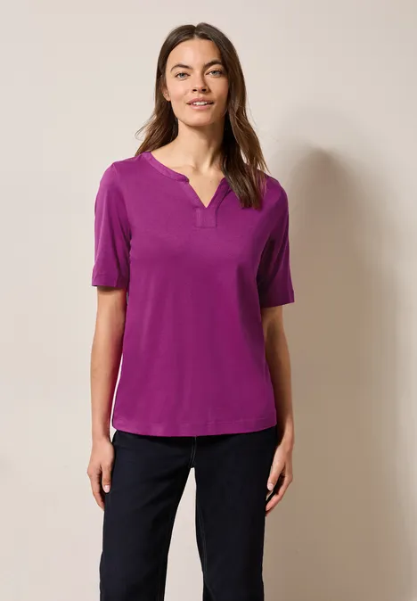 Shirt im Tunika-Look anemone pink