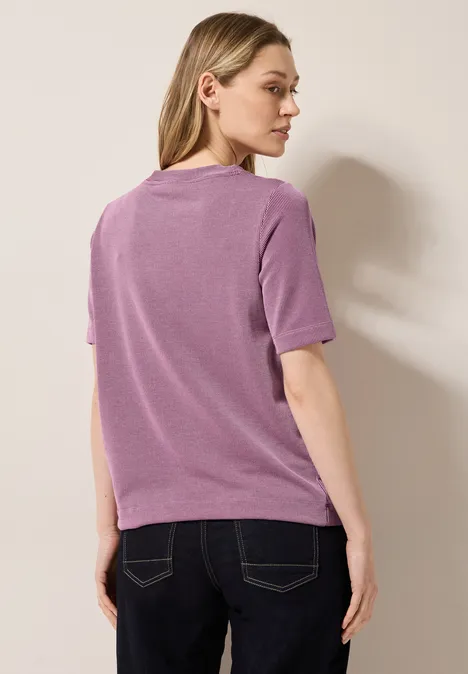 Gestreiftes Shirt anemone pink