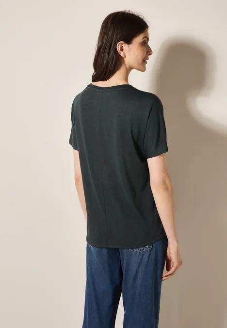 Shirt in Leinen-Optik slate khaki