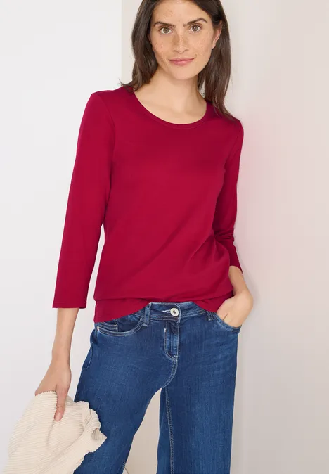 Basic Shirt beaujolais red