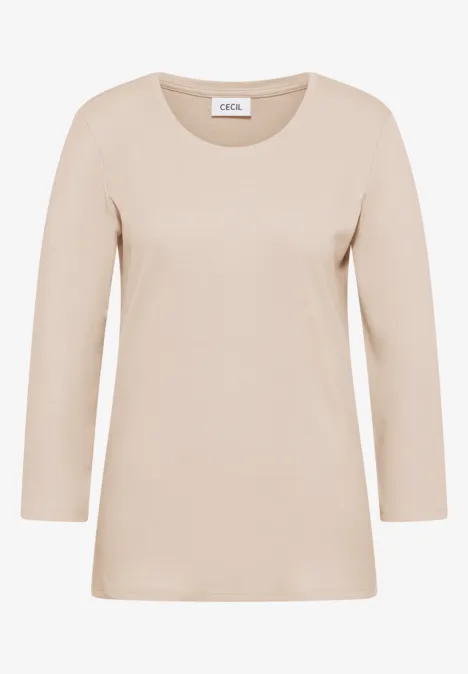 Basic Shirt oat milk beige